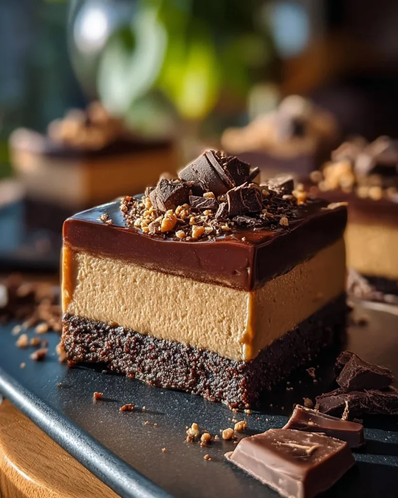 No-Bake Double Chocolate Cheesecake Bites topped with chocolate shavings