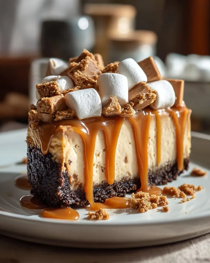 Delicious No-Bake Peanut Butter Marshmallow Pie served on a plate