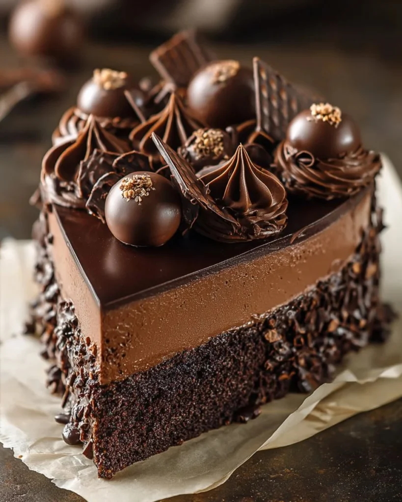 Decadent Nutella Cheesecake topped with hazelnuts and chocolate drizzle