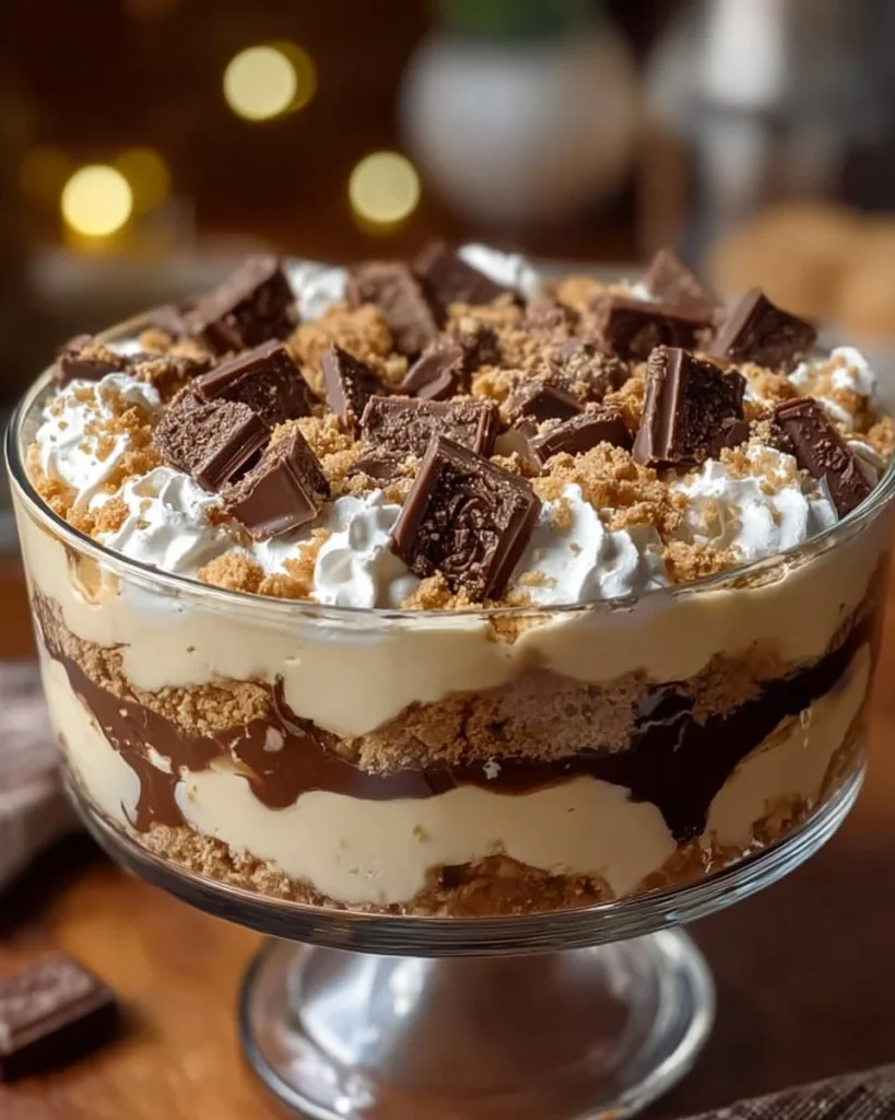 Delicious Peppermint Crisp Tart dessert served on a plate