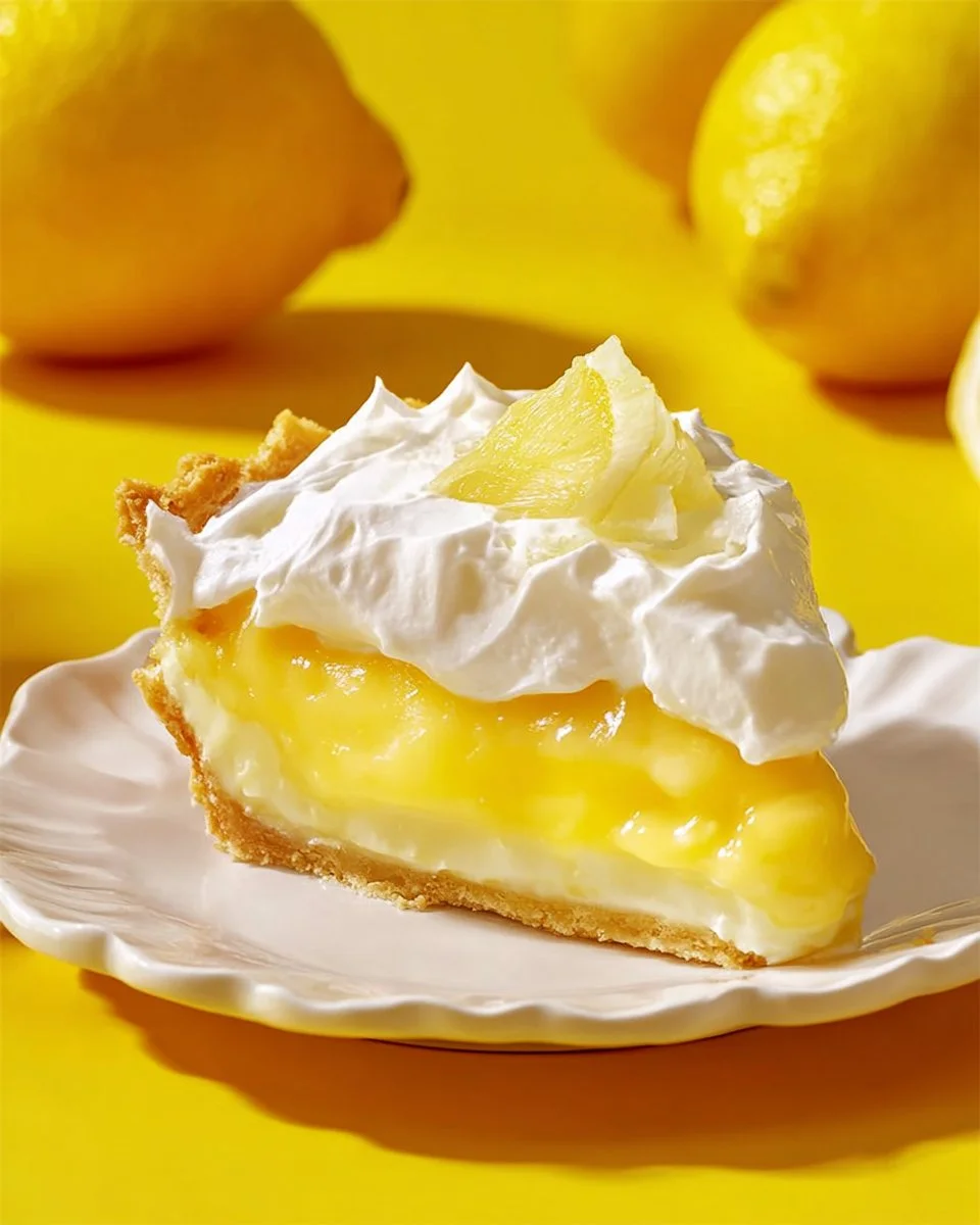 Delicious Pineapple Cream Pie with fresh pineapple topping and creamy filling