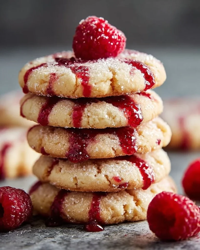Raspberry Lemon Cookies, deliciously sweet and tangy baked treats