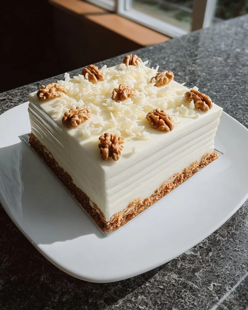 Delicious Russian Napoleon Cake with layers and creamy filling