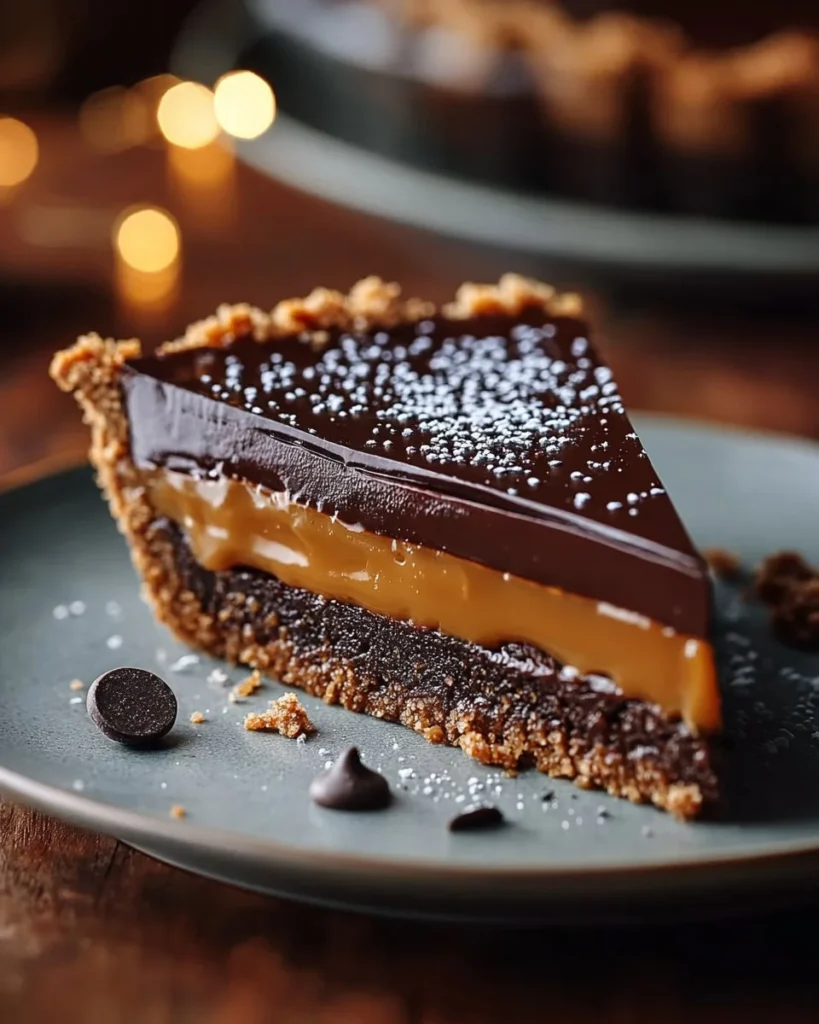 Delicious Salted Caramel Chocolate Cake with rich layers and caramel drizzle