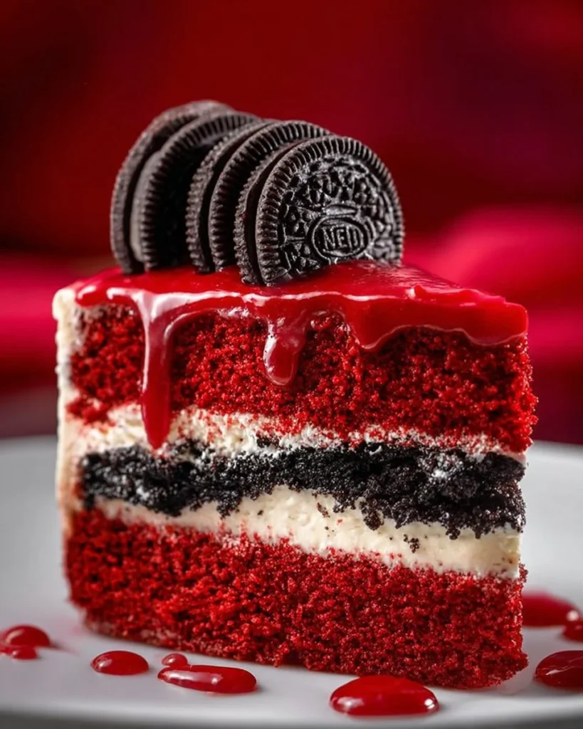 Delicious strawberry swirl cheesecake slice on a plate