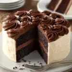 Sublime black velvet dessert showcasing rich textures and flavors.
