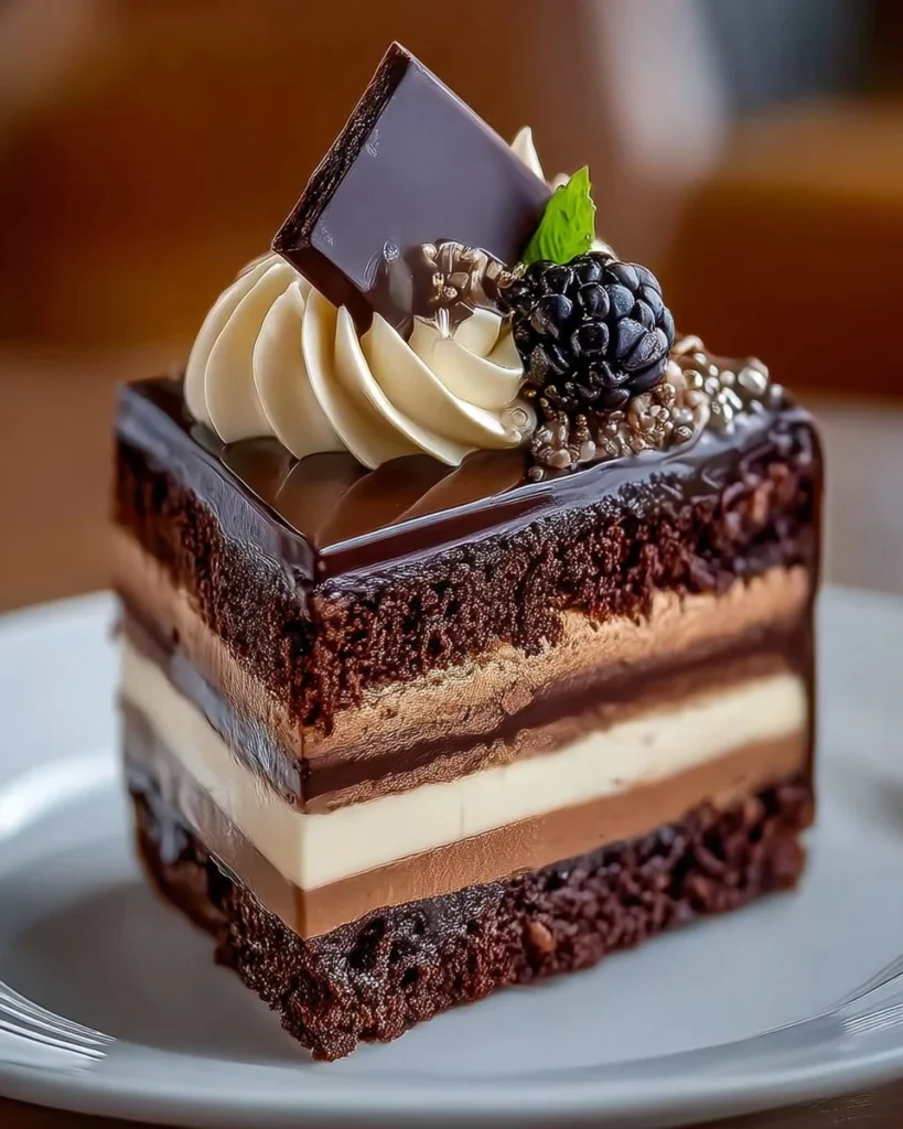 Delicious Tiramisu Caramel Brownies topped with creamy caramel sauce.