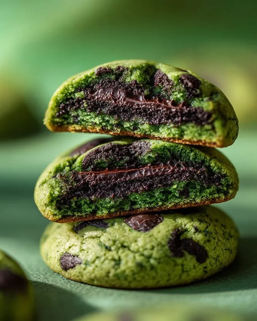 Vegan Levain-Style OREO Mint Chocolate Chip Cookies