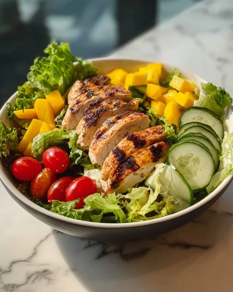 Delicious Zesty Lemon Herb Chicken Salad with fresh herbs and grilled chicken