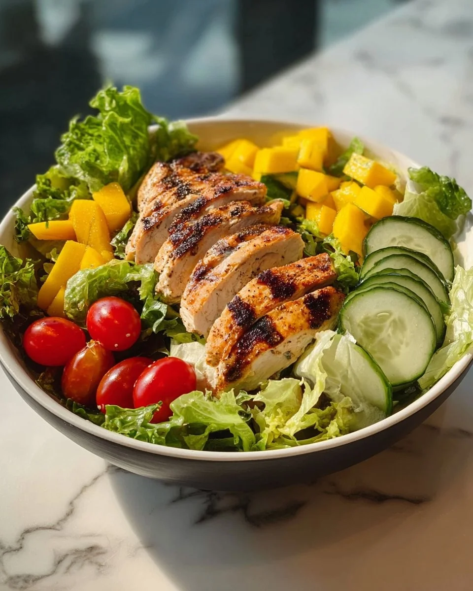 Delicious Zesty Lemon Herb Chicken Salad with fresh herbs and grilled chicken