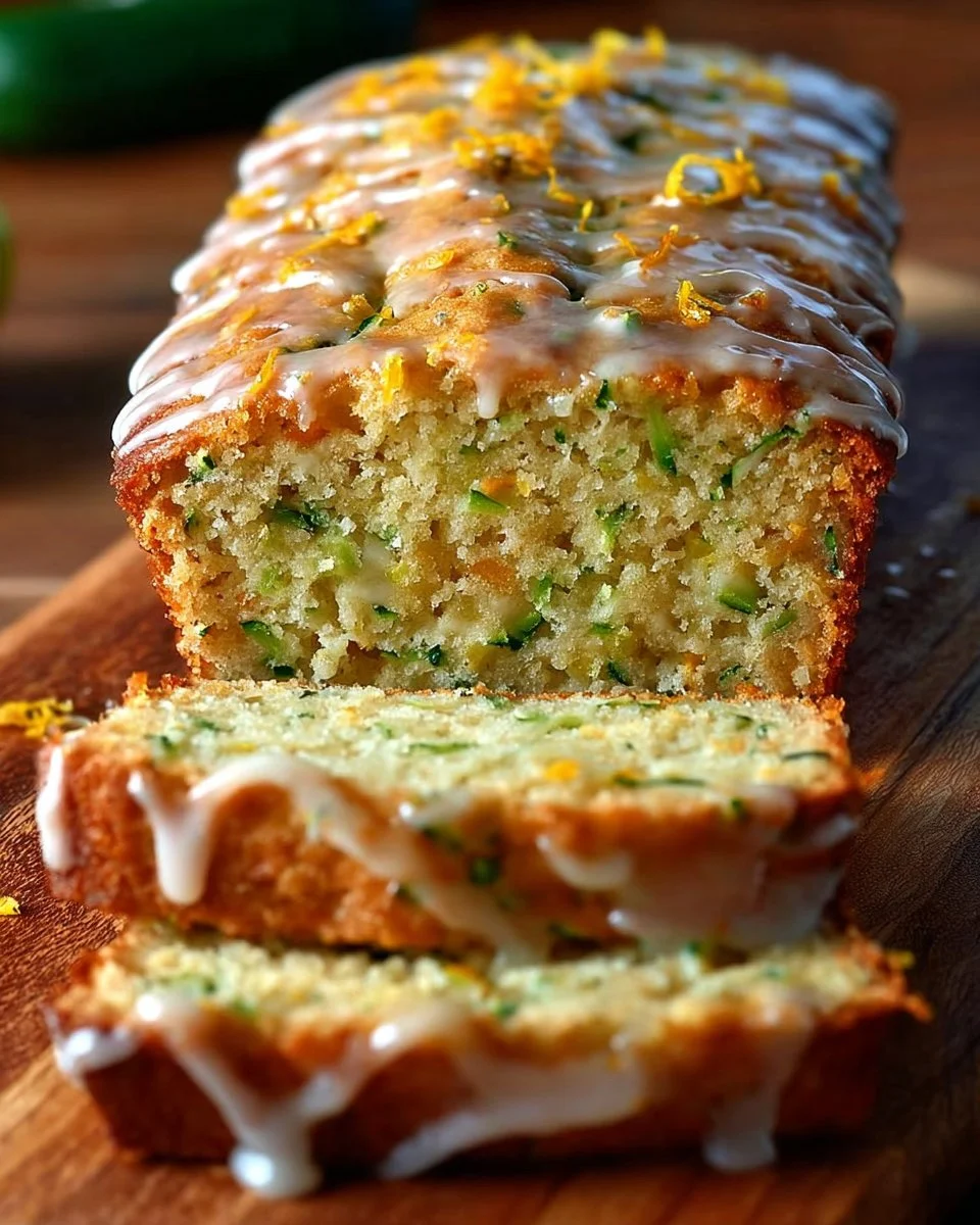 Delicious zucchini orange bread sliced and ready to serve